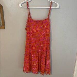 Wild Fable Floral Pink Mini Dress